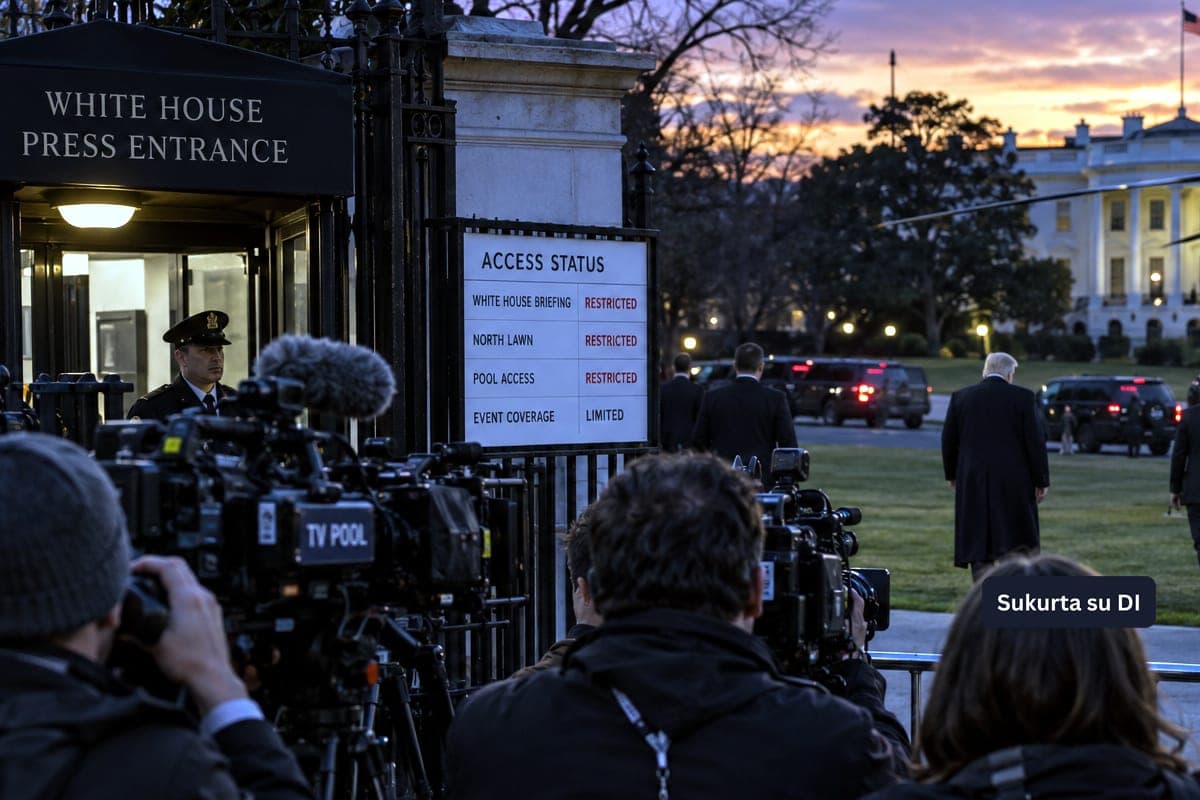JAV televizijos sukilo prieš D. Trumpą: penki didžiausi transliuotojai sustabdė bendrą prezidento renginių filmavimą