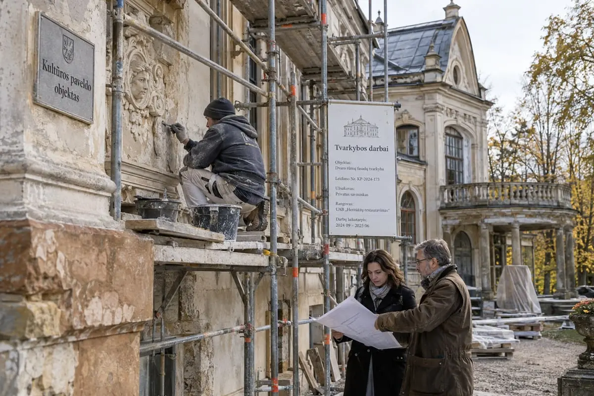 Kultūros paveldas Lietuvoje: privatiems savininkams valstybė gali padengti didžiąją restauravimo išlaidų dalį