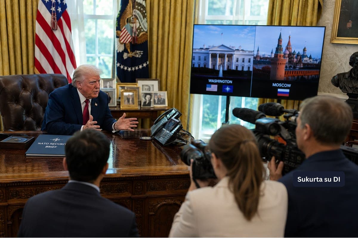 D. Trumpas tikina, kad Rusija nepuls NATO: žodinis patikinimas nereiškia saugumo garantijos