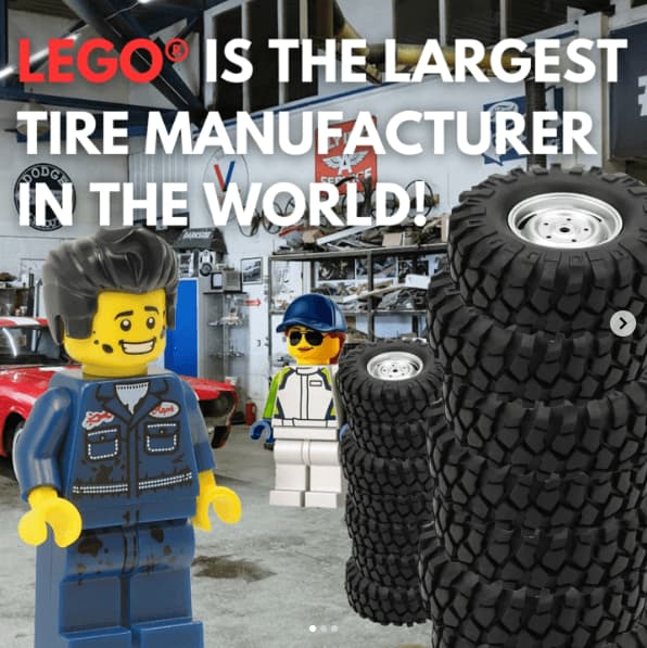 „Lego“ – didžiausias padangų gamintojas pasaulyje