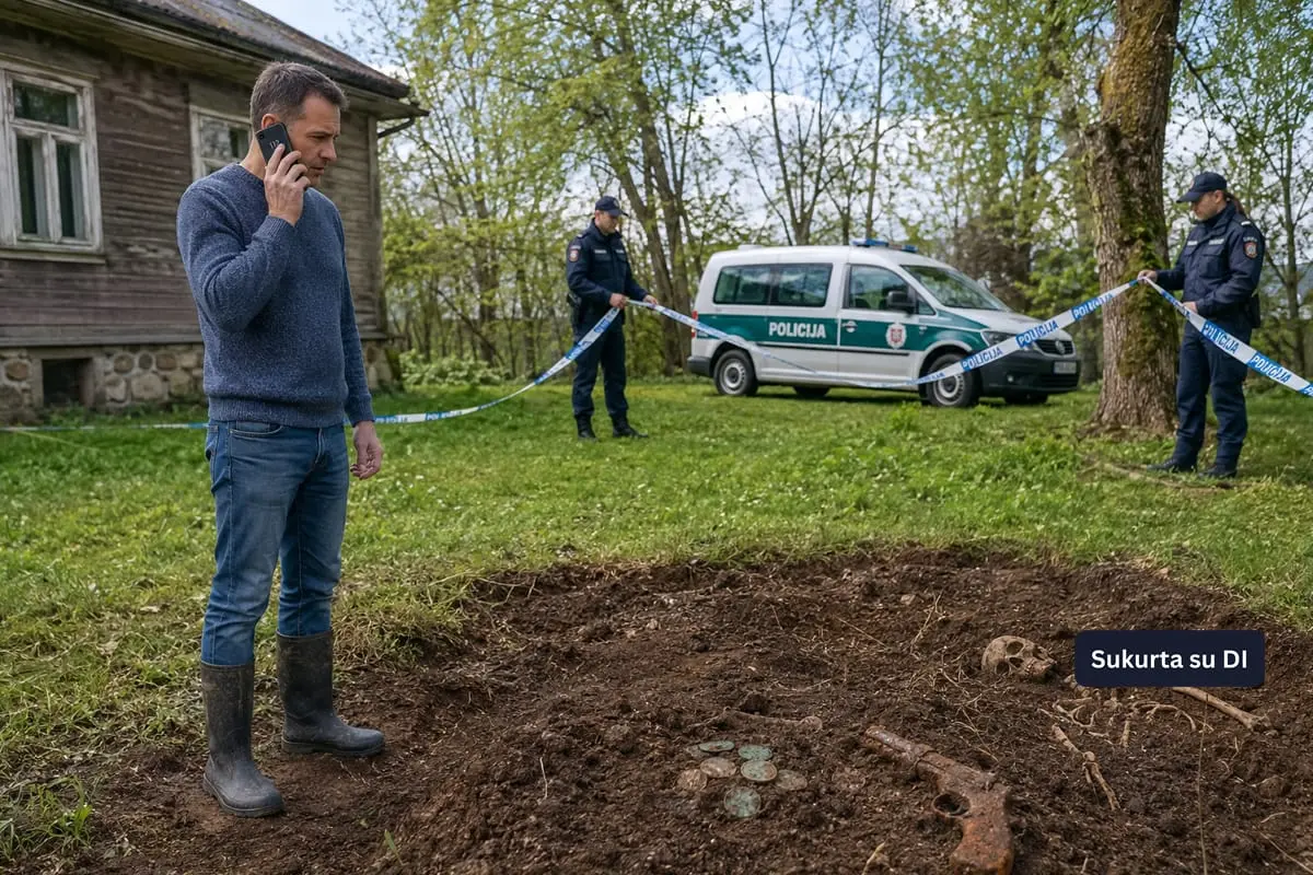 Radote seną monetą, ginklą ar žmogaus kaulus: kada radinys priklauso jums, o kada apie jį privaloma pranešti?