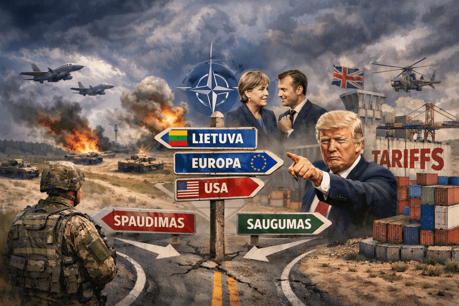Nuo Kapčiamiesčio poligono iki Trumpo muitų: Lietuva, Europa ir sąjungininkai spaudimo ir saugumo kryžkelėje | 77 savaitė