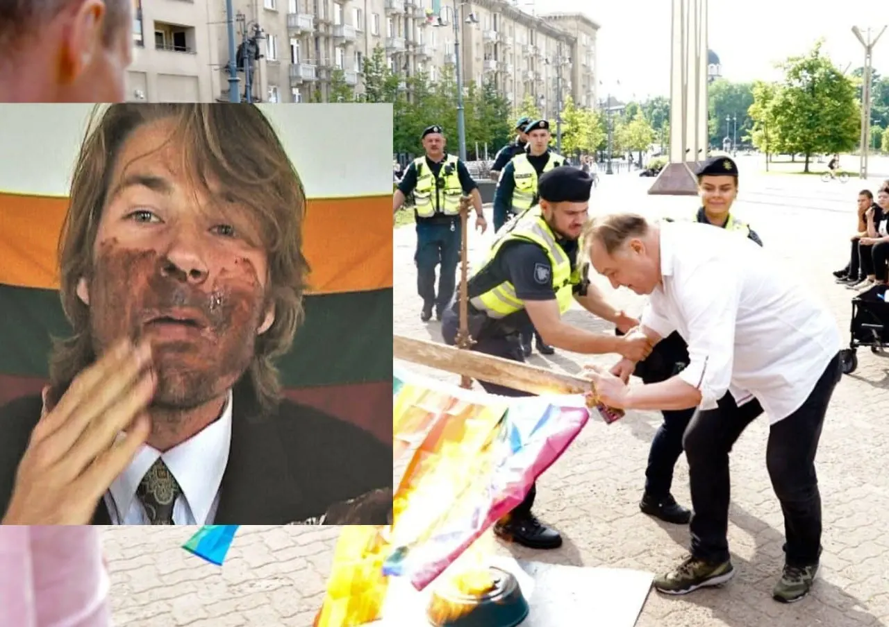 Lietuva: nusivalius veidą į trispalvę – apdovanojimas, sudeginus LGBT vėliavą - suėmimas
