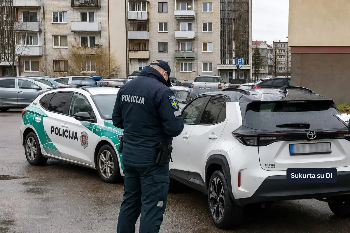 Policijos suvestinė: plėšimas grasinant peiliu, pavogti automobilis ir statybinė įranga
