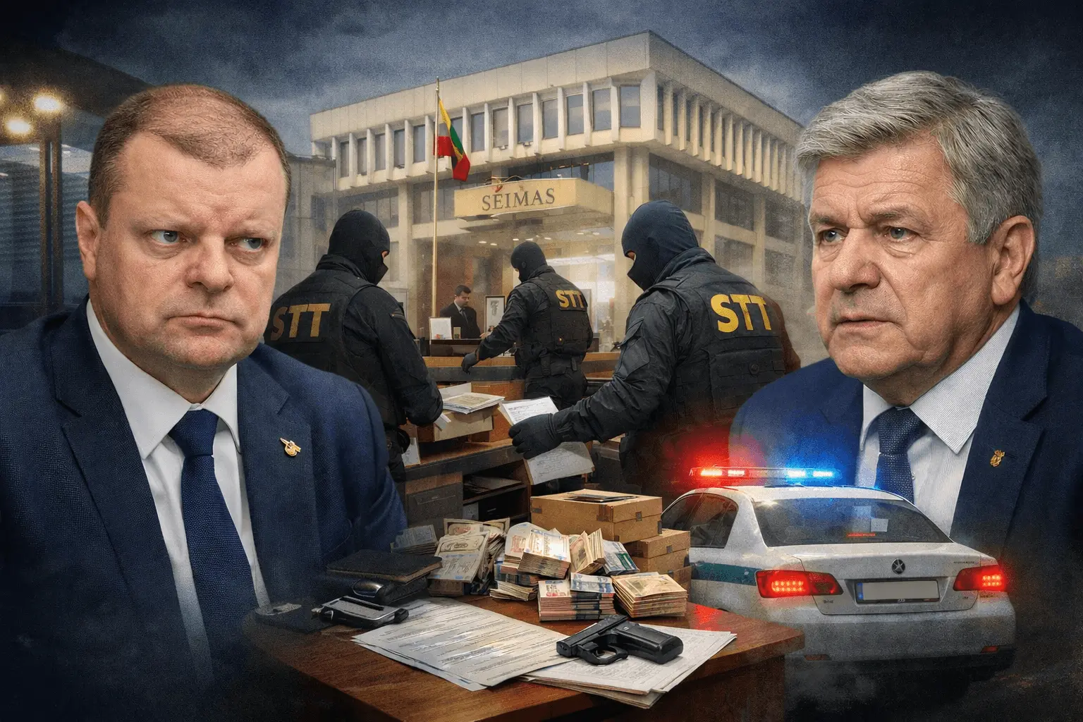Augalininkystės tarnybos korupcijos byla pasiekė Seimą: STT kratos pas Skvernelį ir Starkevičių