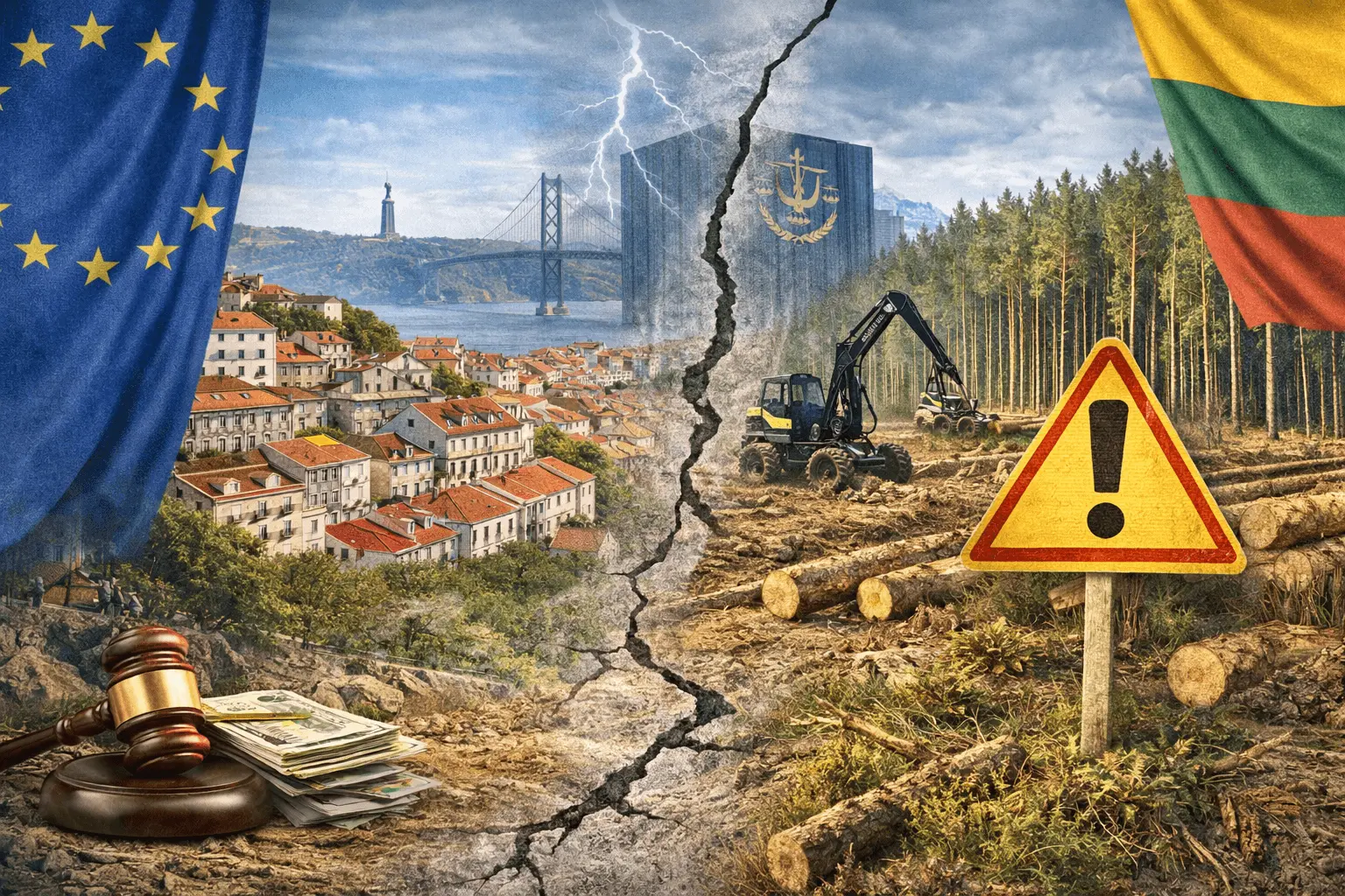 Milijoninė bauda Portugalijai už gamtos apsaugos pažeidimus: panašus likimas laukia Lietuvos?