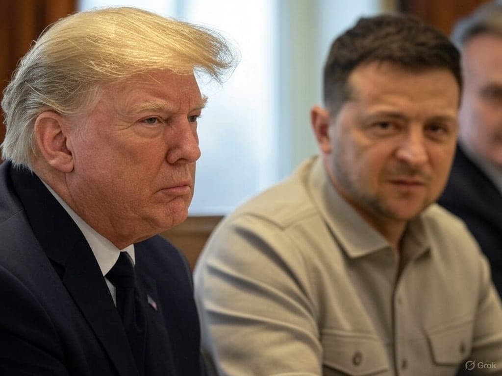 D. Trumpas reikalauja Ukrainą nedelsiant sėsti prie derybų stalo su Rusija