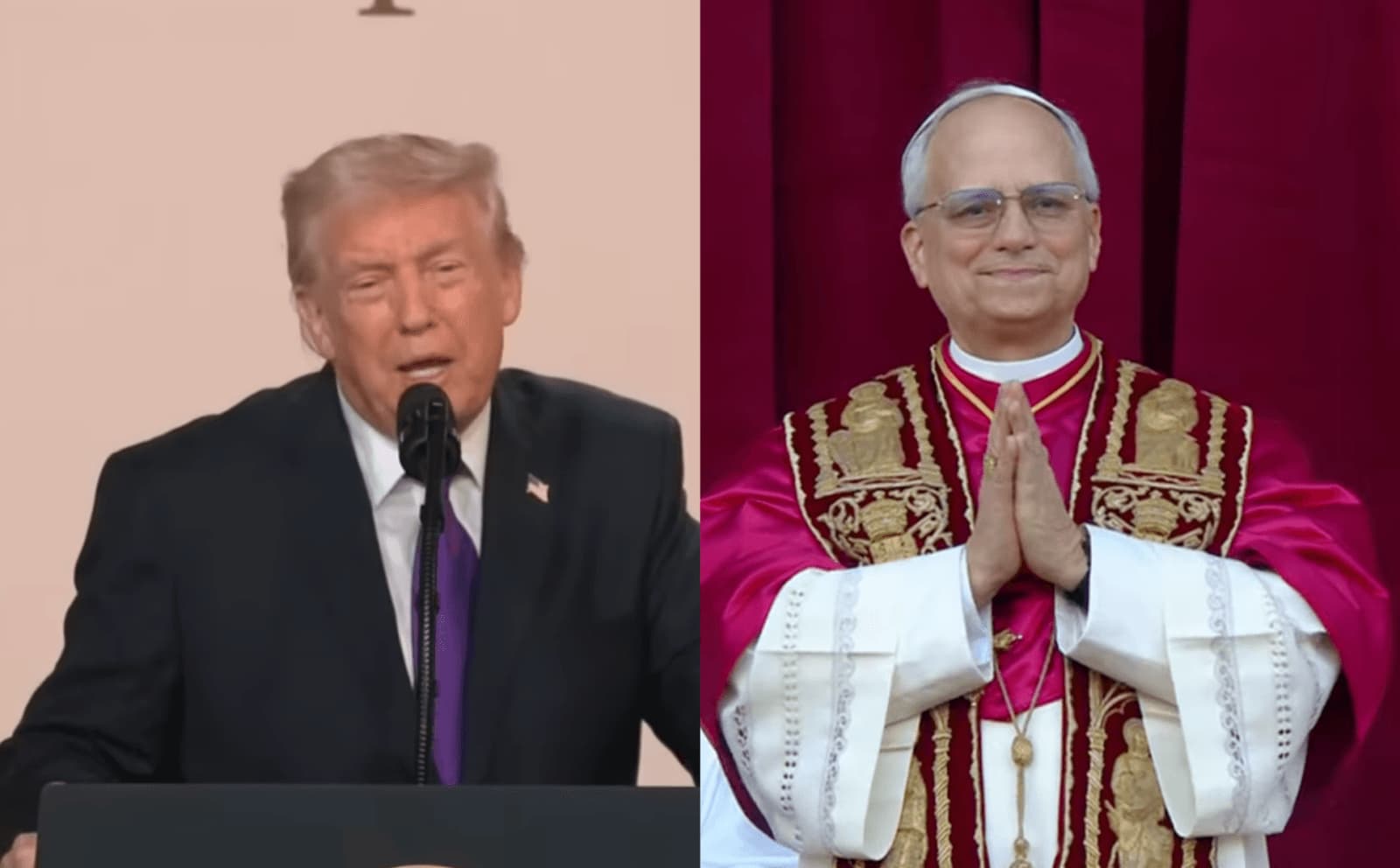 D. Trumpas sukritikavo popiežių Leoną XIV, o šis atsakė, kad „nebijo“ JAV administracijos