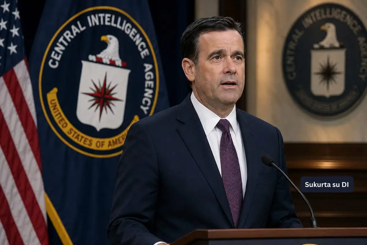 CIA vadovas J. Ratcliffe'as netikėtai atvyko į Maskvą – Kyjivo buvo paprašyta laikinai neatakuoti Rusijos sostinės