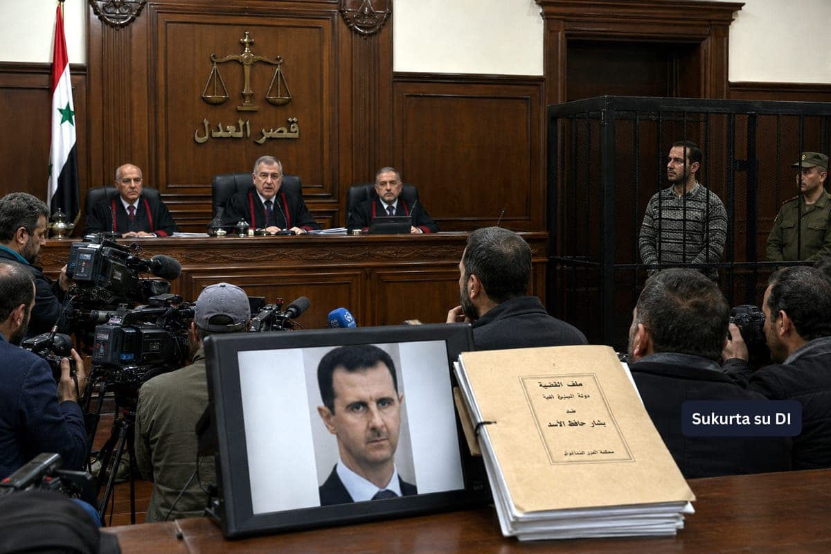 Basharas al-Assadas Sirijoje už akių nuteistas mirties bausme dėl 2011 metų represijų Daroje