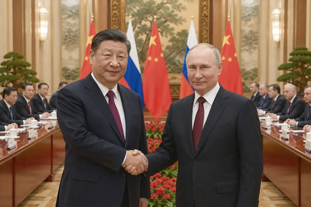 Xi Jinpingas ir V. Putinas Pekine demonstravo „naują etapą“: 20 susitarimų ir žinutė Vakarams