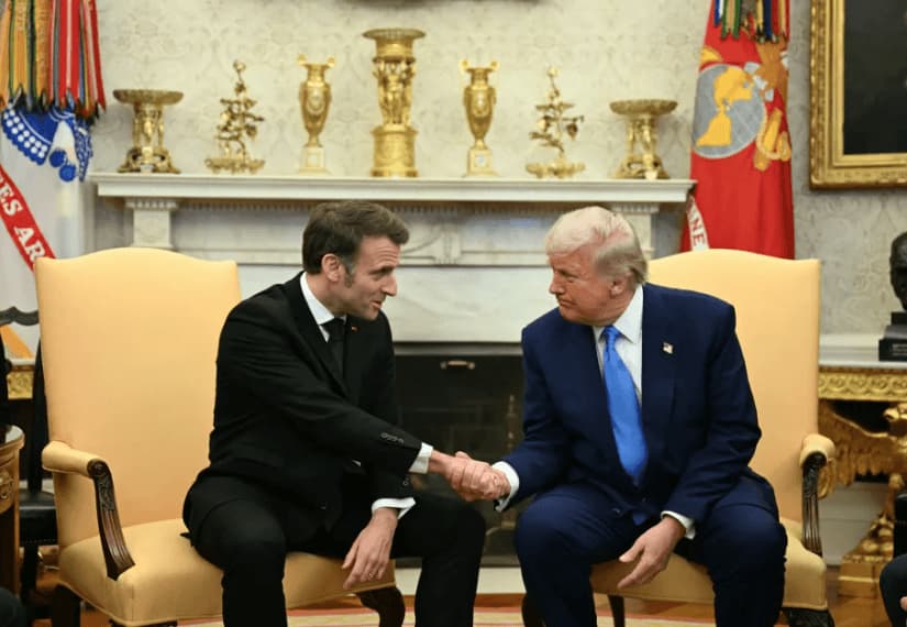 Po„žiaurių“ D. Trumpo tarifų E. Macronas paragino stabdyti JAV investicijas