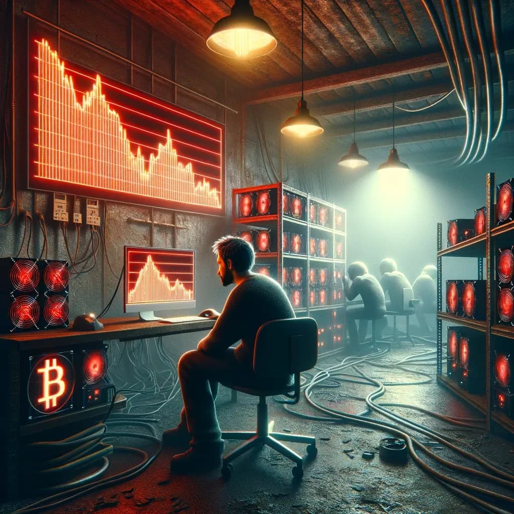 Bitkoinų kasybos pajamos rugpjūtį pasiekė visų metų žemiausią lygį