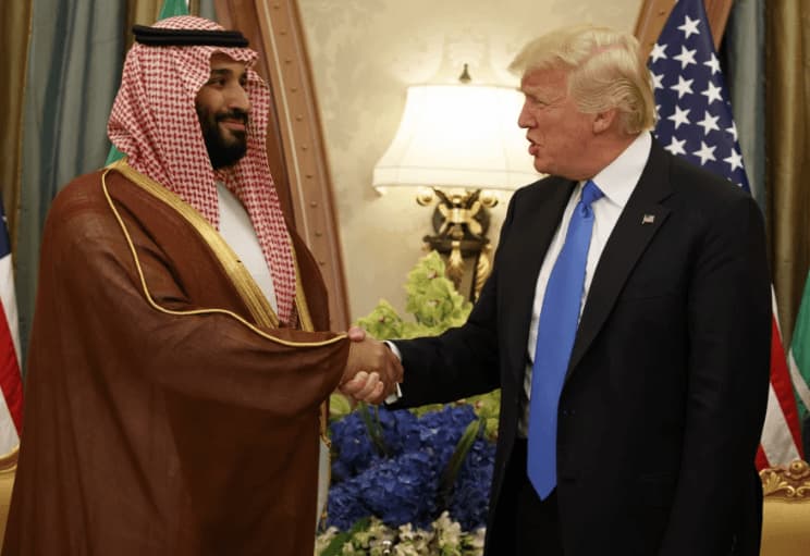 D. Trumpui grįžus, Saudo Arabija JAV planuoja investuoti $600 milijardų