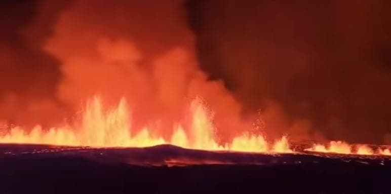 Islandijos ugnikalnis: ar dabar saugu keliauti? (VIDEO)