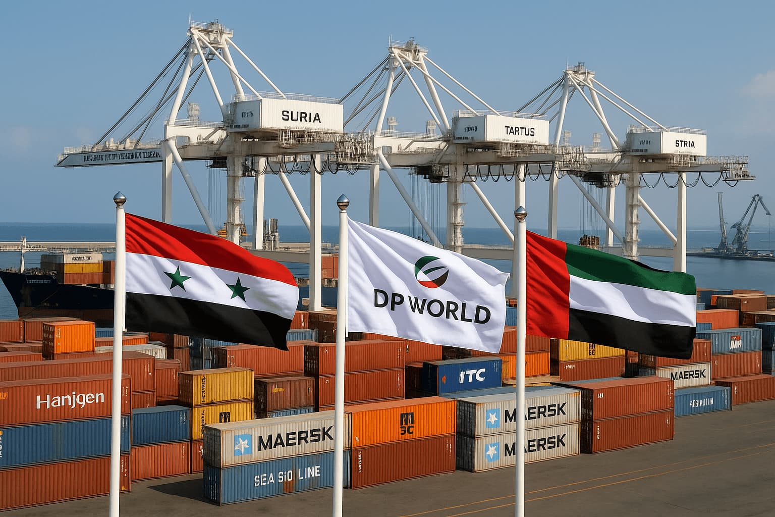 800 milijonų dolerių sutartis su „DP World“: Sirija atveria Tartous uostą tarptautinei plėtrai