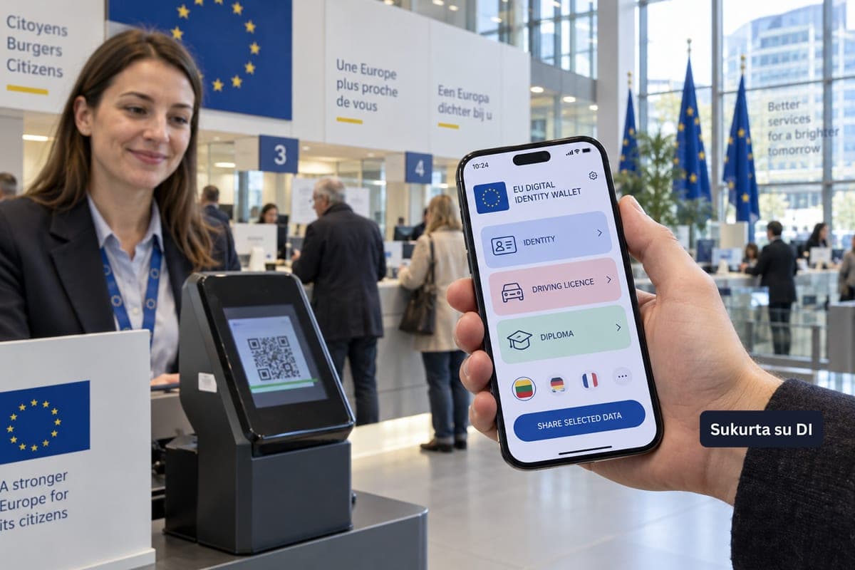ES skaitmeninės tapatybės piniginė stringa: į terminus netelpa 24 iš 27 valstybių