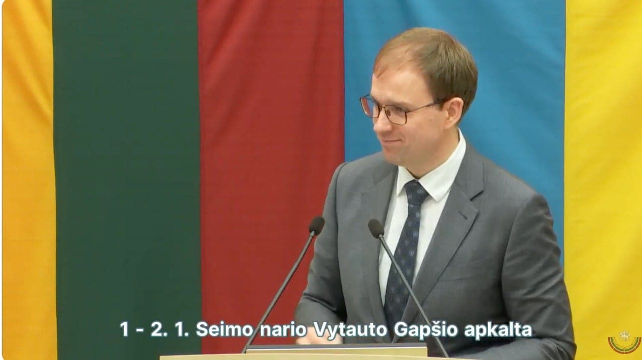 V. Gapšio mandatas naikinamas nebus, parlamentaras sėdės kalėjime būdamas Seimo nariu