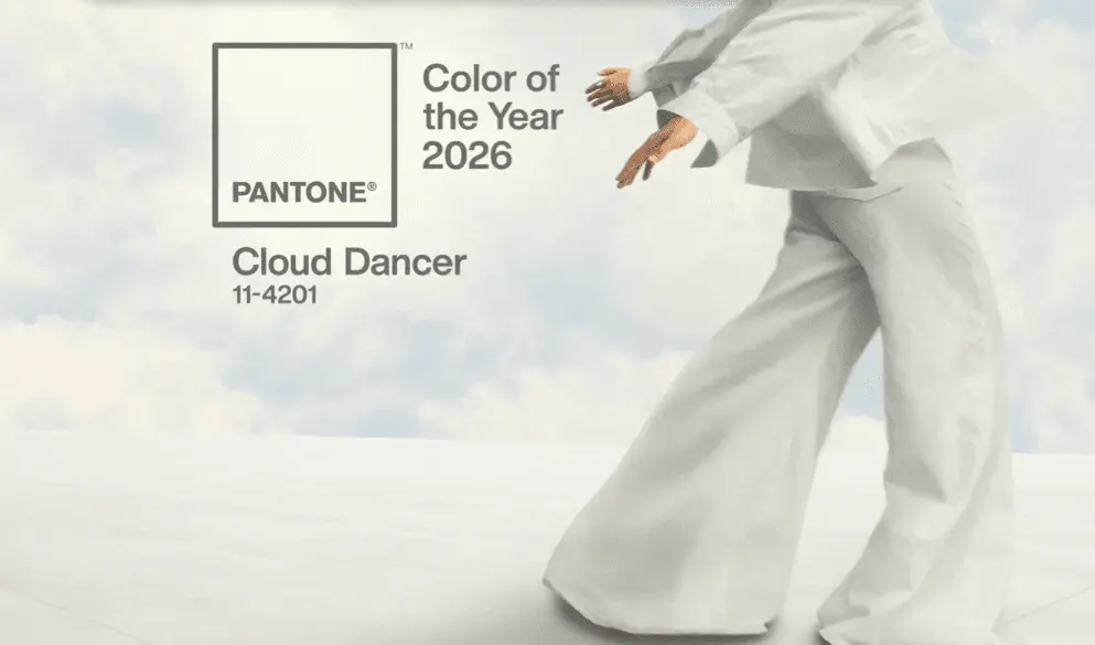 „Pantone“ paskelbė 2026-ųjų metų spalvą: Debesų šokėja – balta