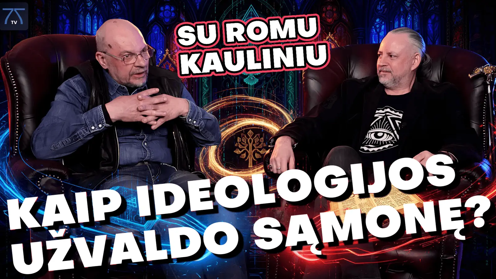 Romas Kaulinis laidoje „Triušio urvas“: nuo „vergų Biblijos“ iki išminties geopolitikoje | 77TV