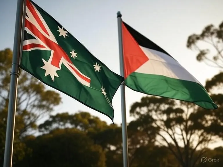 Australija pripažins Palestinos valstybę, reikalauja Gazos demilitarizacijos