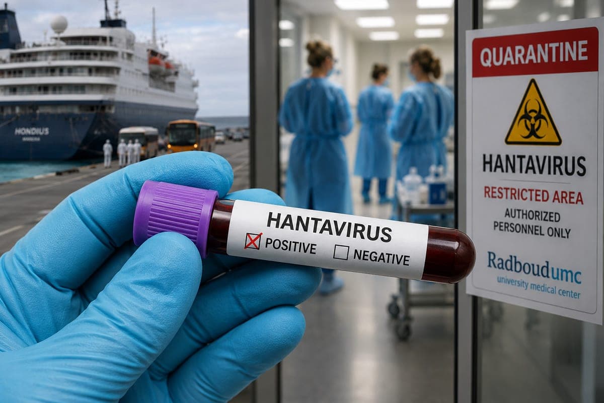 Dvylika Nyderlandų medikų izoliuoti po klaidos gydant hantavirusu užsikrėtusį „Hondius“ keleivį