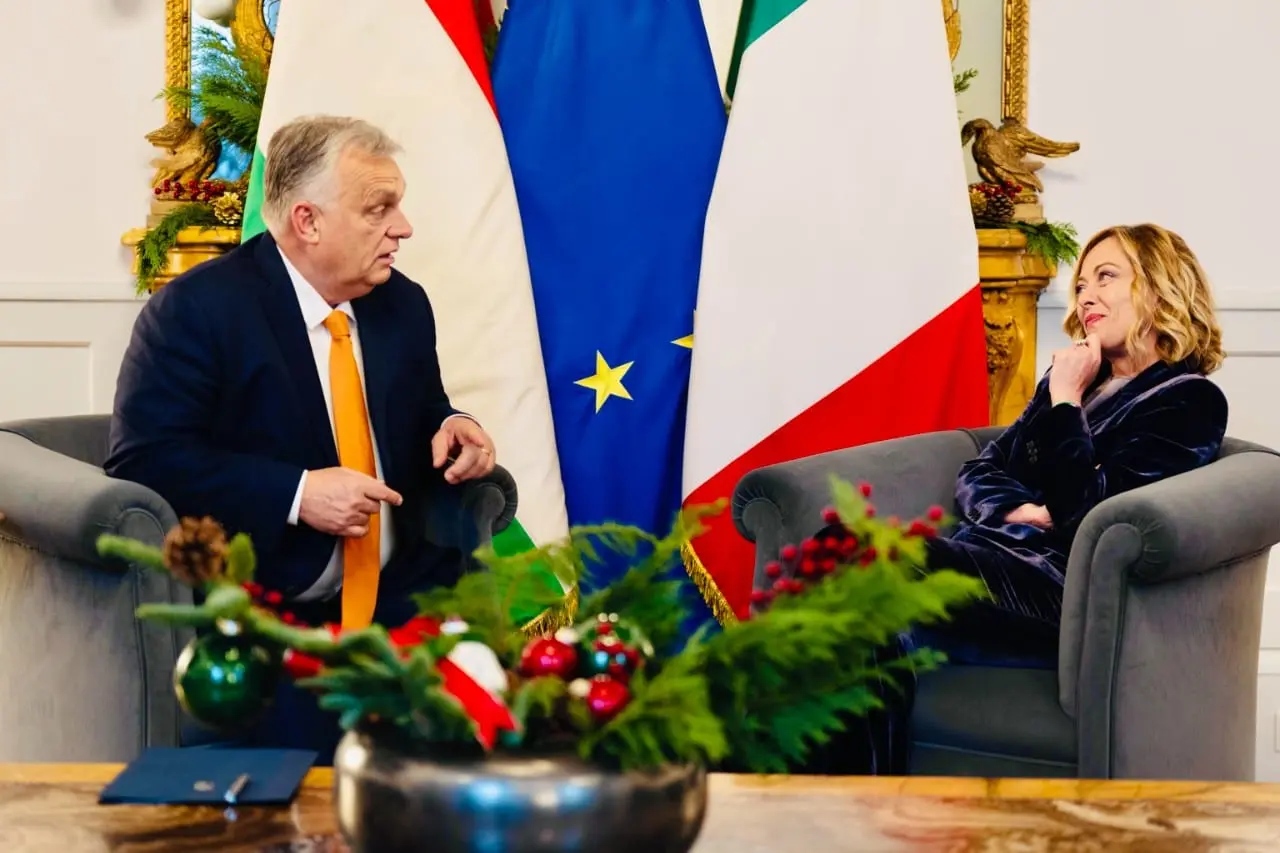 V. Orbanas Romoje susitiko su G. Meloni – aptarė taikos ir migracijos klausimus