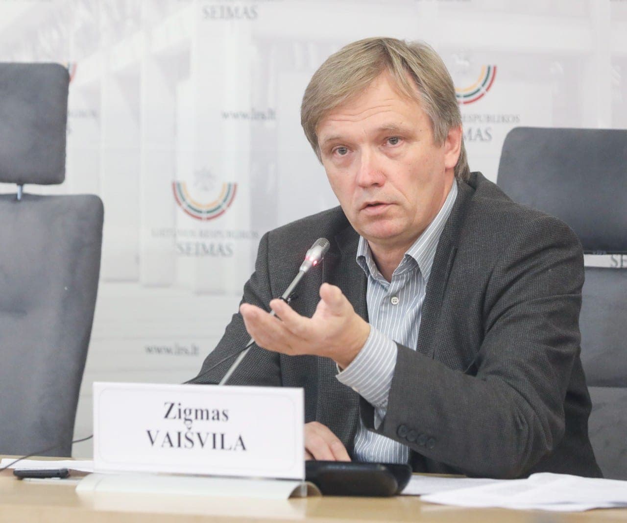 Lietuvos Nepriklausomybės Akto signataro Z. Vaišvilos spaudos konferencija Seime (TIESIOGIAI)