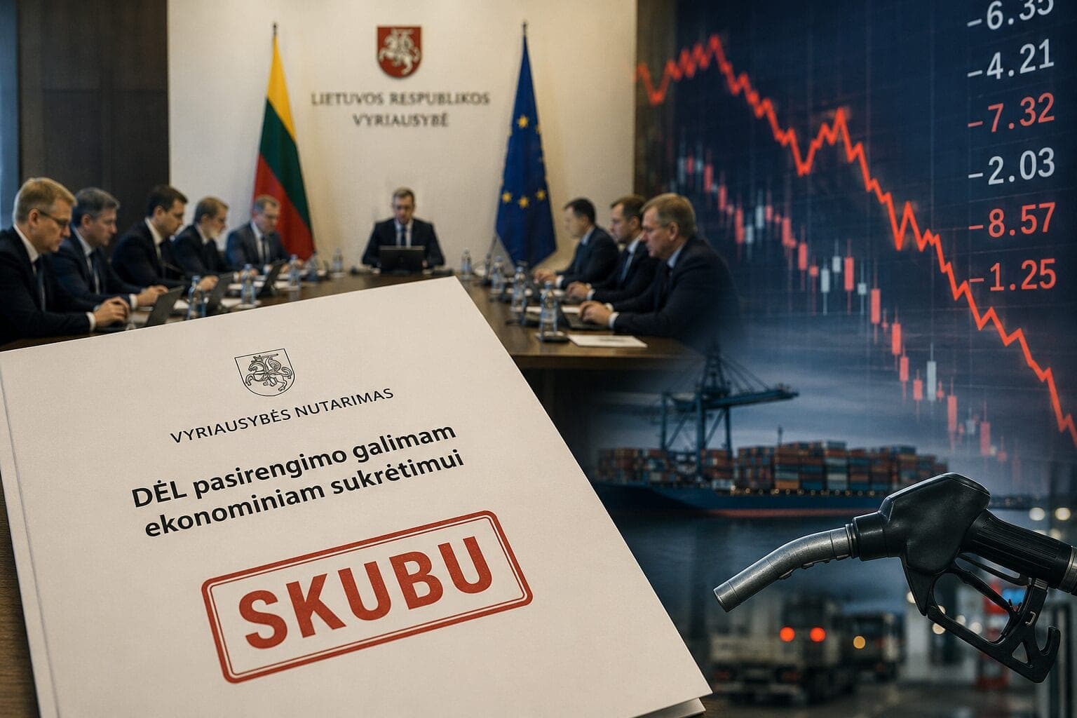 Lietuva ruošiasi naujam ekonominiam smūgiui: valstybinėms įmonėms duotas aiškus signalas
