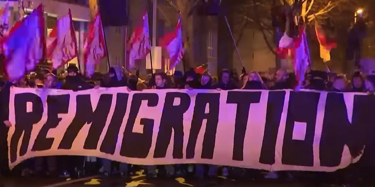 Magdeburge vyksta protestai: vokiečiai reikalauja išvyti migrantus iš šalies