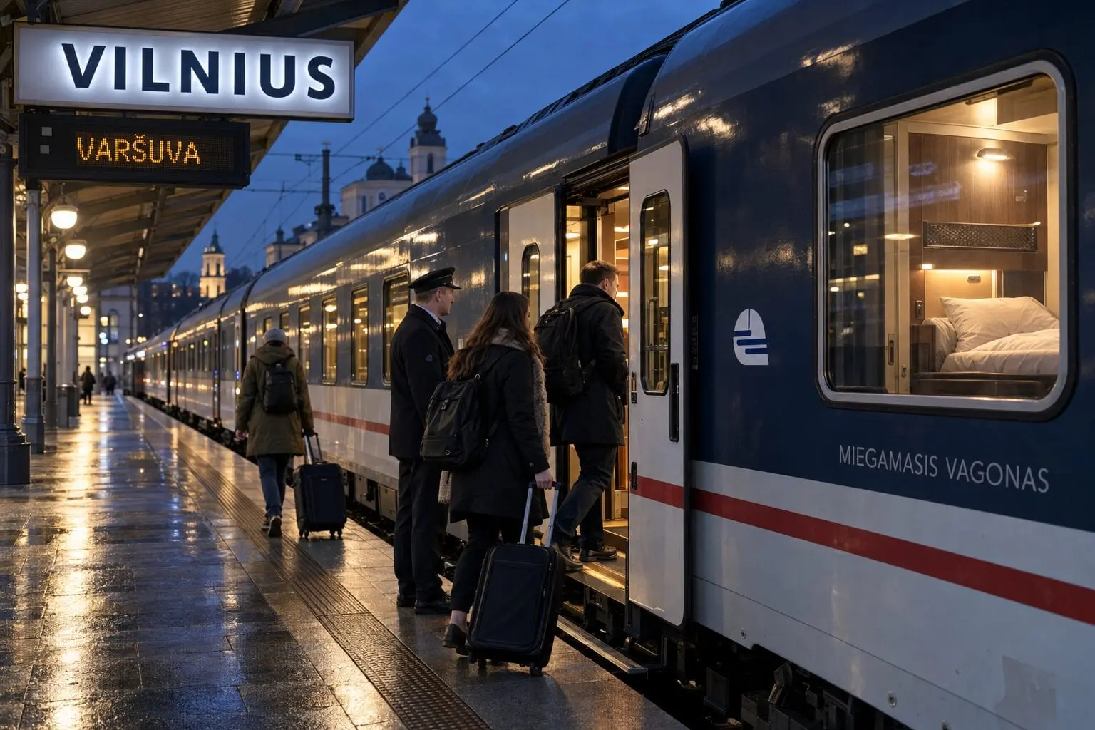 Naktiniai traukiniai Baltijos šalyse: „Rail Baltica“ ir Europos maršrutai keičia kelionių rinką