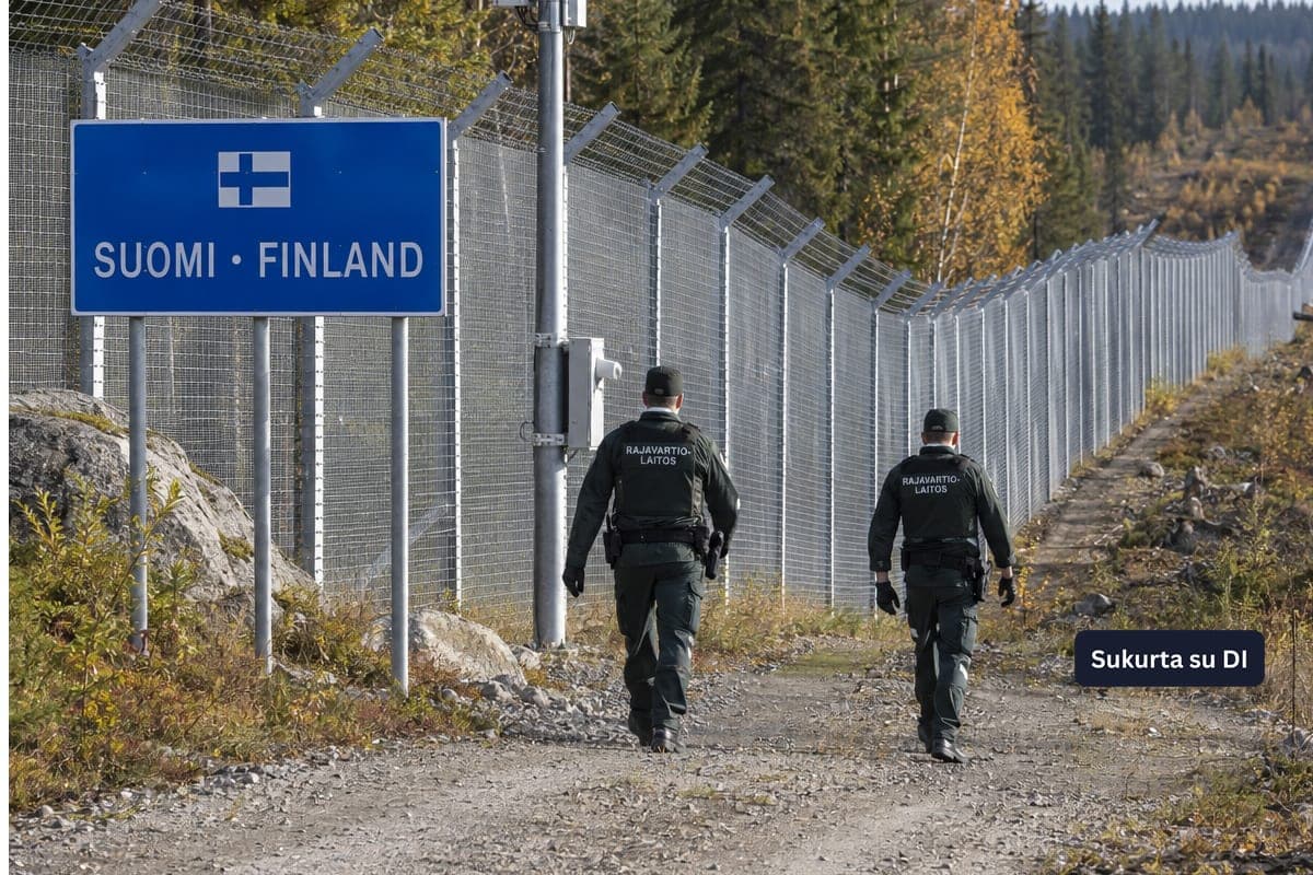 Suomija užbaigė 200 kilometrų tvorą pasienyje su Rusija