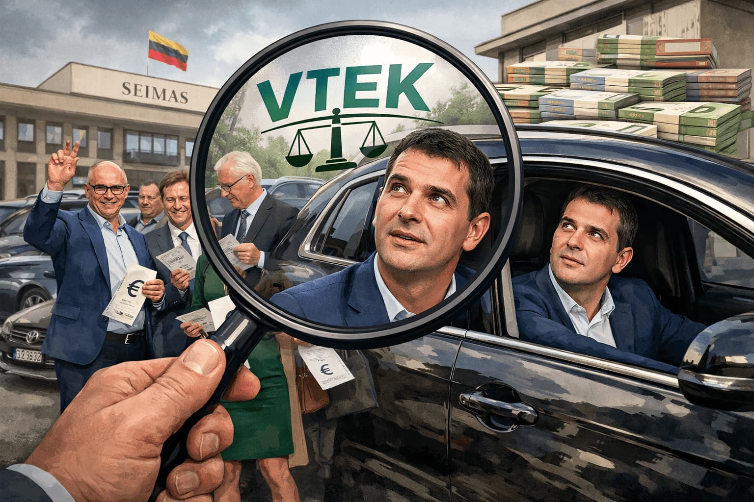R. Žemaitaitis – vėl po didinamuoju stiklu: VTEK plečia tyrimą dėl automobilių nuomos