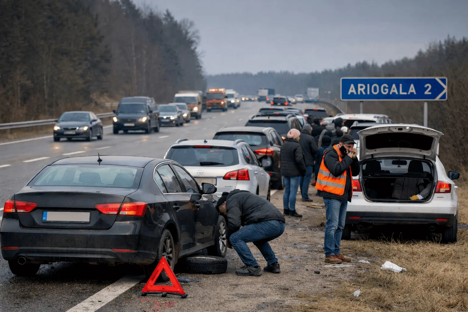 A1 magistralė virto „duobių ruožu“: kalbama ne tik apie prakirstas padangas, bet ir pavojų gyvybei