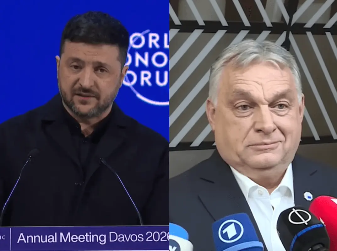 V. Zelenskis Davose: kritika Europai ir aštrūs žodžiai Vengrijos premjerui