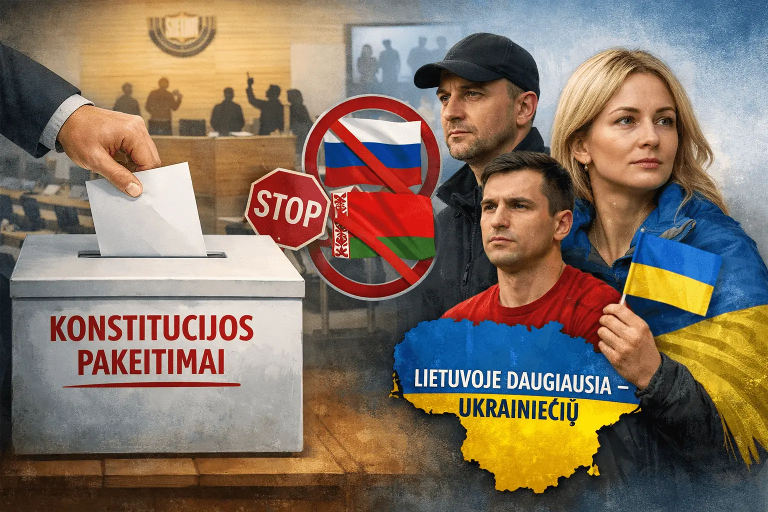 Estijos pavyzdys ir migracijos skaičiai: konservatoriai siūlo riboti trečiųjų šalių balsavimą, Lietuvoje daugiausia – ukrainiečių