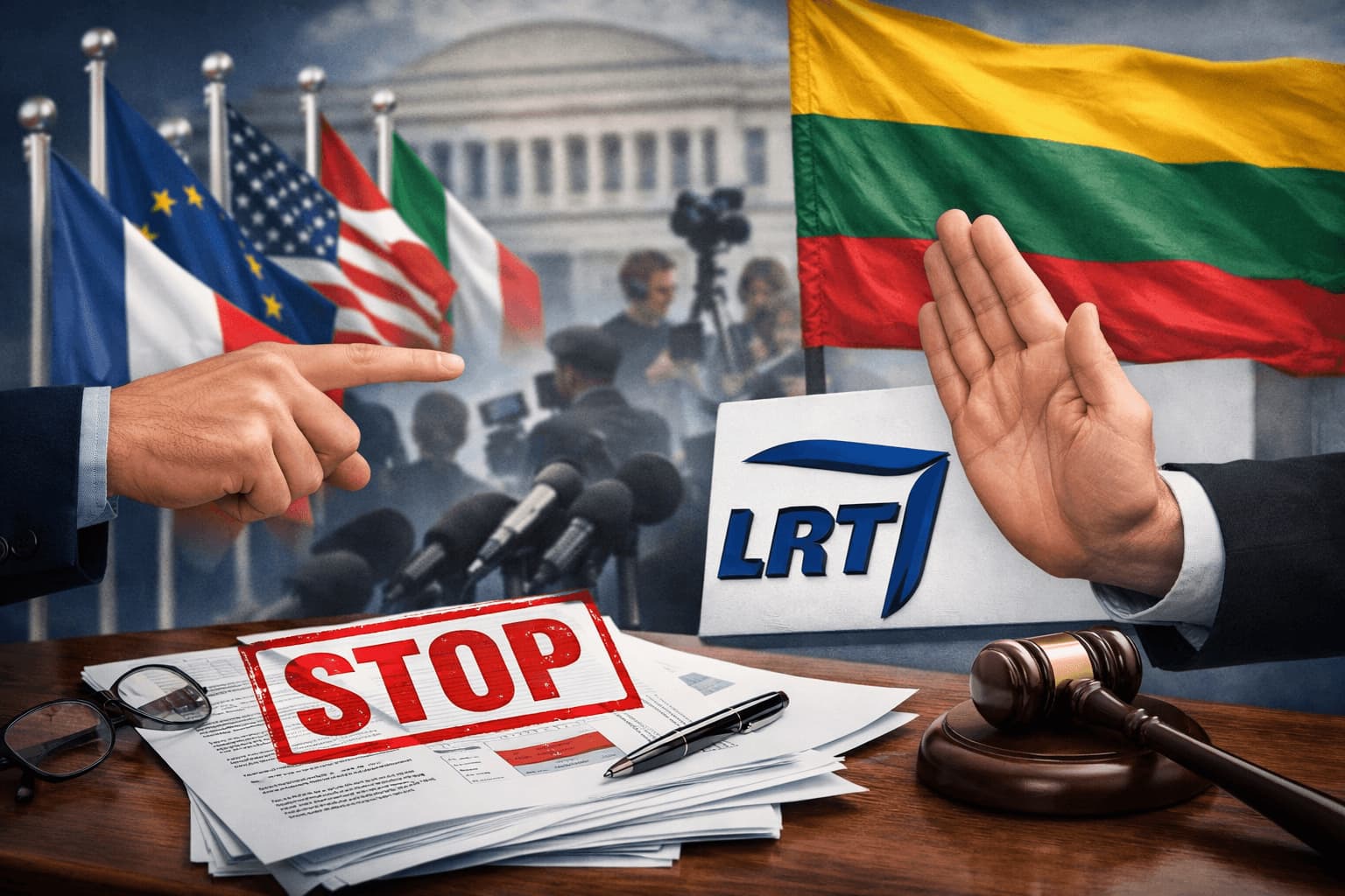 Spaudimas Lietuvai ir iš BBC: dėl LRT – raginimas išbraukti įstatymo projektą iš darbotvarkės