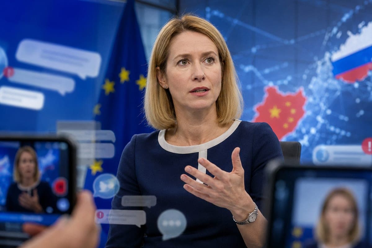 K. Kallas citatų skandalas: kaip viena metafora apie Kiniją virto informaciniu ginklu