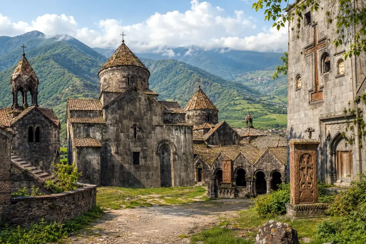 UNESCO pasaulio paveldas: Haghpato ir Sanahino vienuolynai – Armėnijos akmens akademijos Lori kalnuose