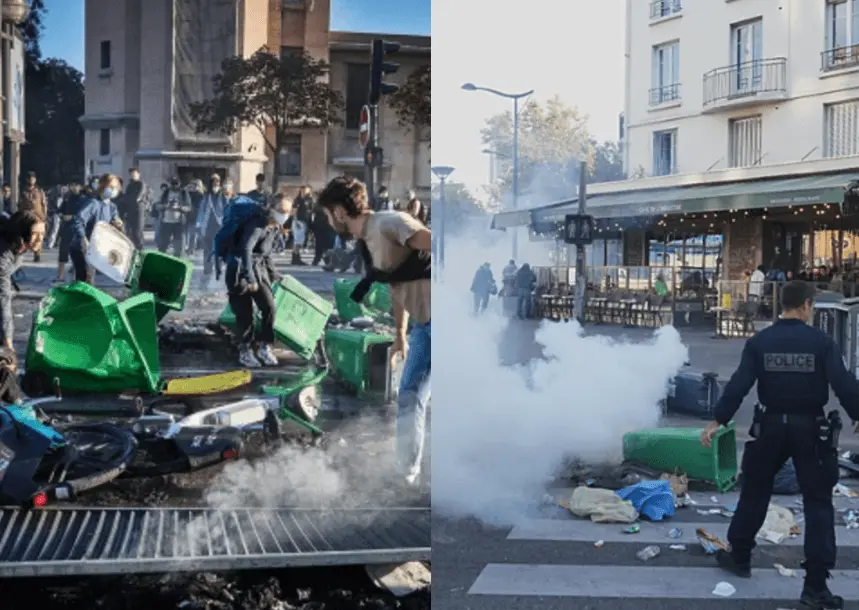 Prancūzijoje plinta protestai: „Mes esame čia, net jei Macronas mūsų nenori“