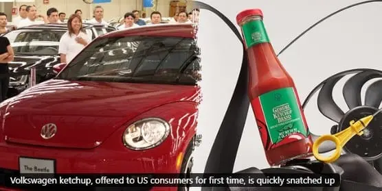 „Volkswagen“ amerikiečiams pasiūlė savo kečupą