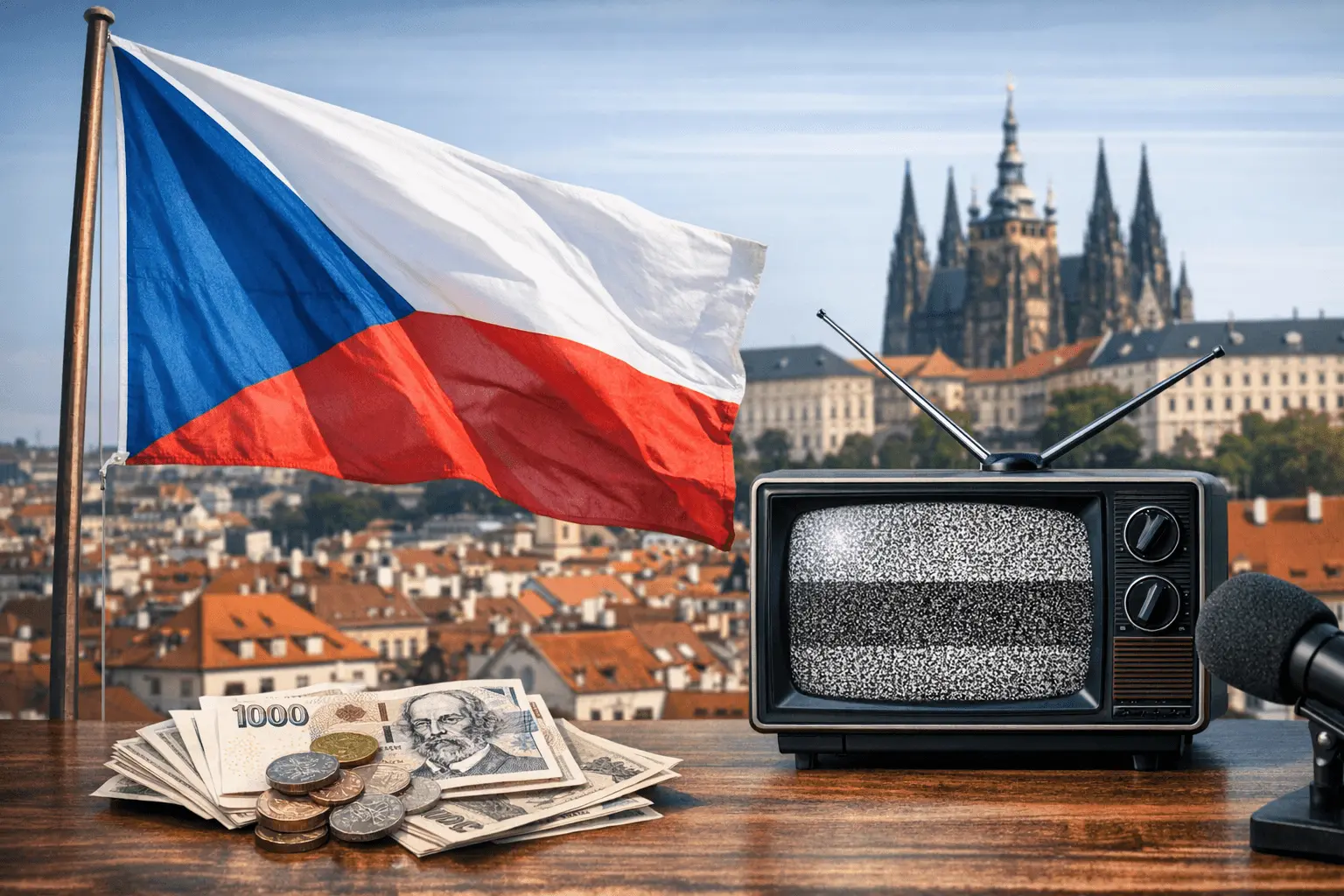 Čekijoje televiziją finansuoja patys gyventojai, bet valdžia nori šį mokestį panaikinti