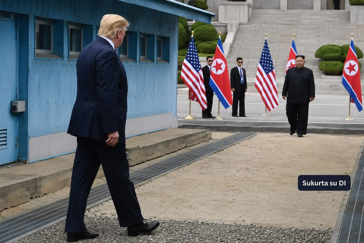 D. Trumpas pareiškė, kad Šiaurės Korėja turi 57 branduolinius ginklus – dar šiemet planuoja susitikti su Kim Jong Unu