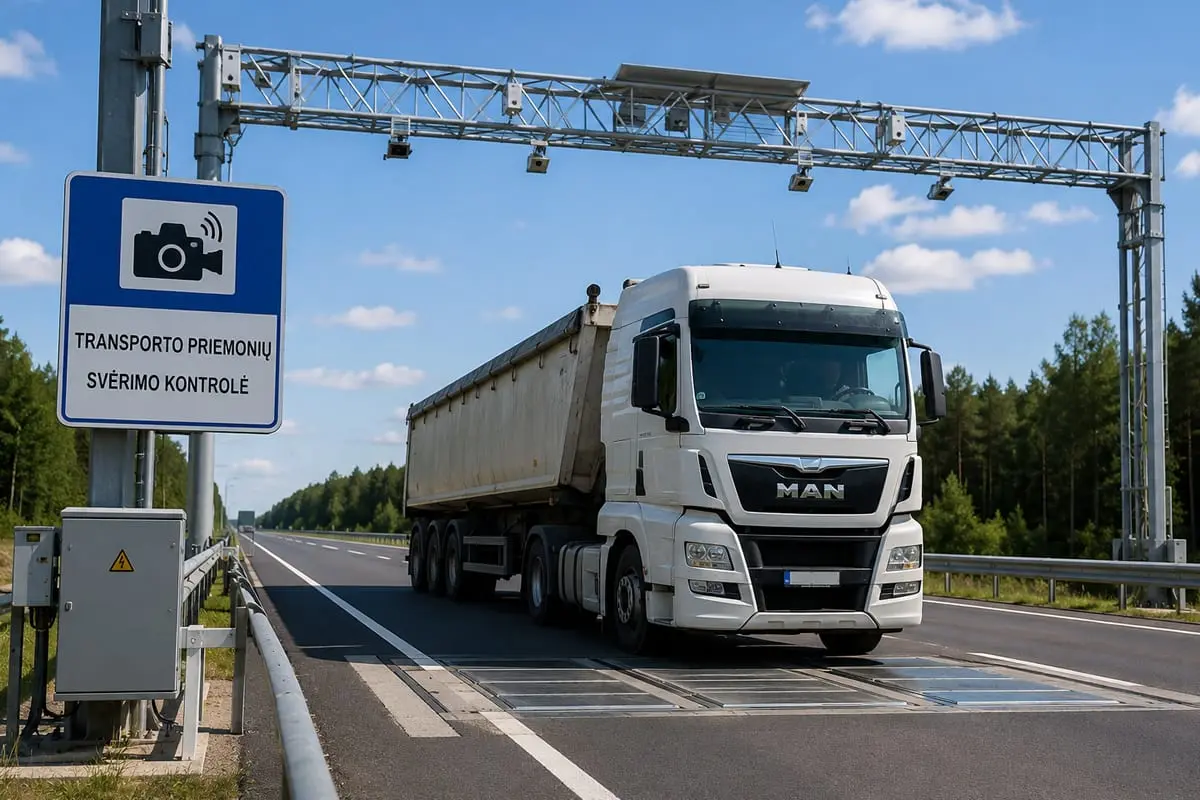 „Via Lietuva“ planuoja įsigyti 6 judančių transporto priemonių svėrimo sistemas
