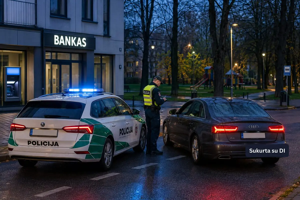 Policijos suvestinė: iš sąskaitos dingo 20 tūkst. eurų, Kauno parke sužaloti vaikai