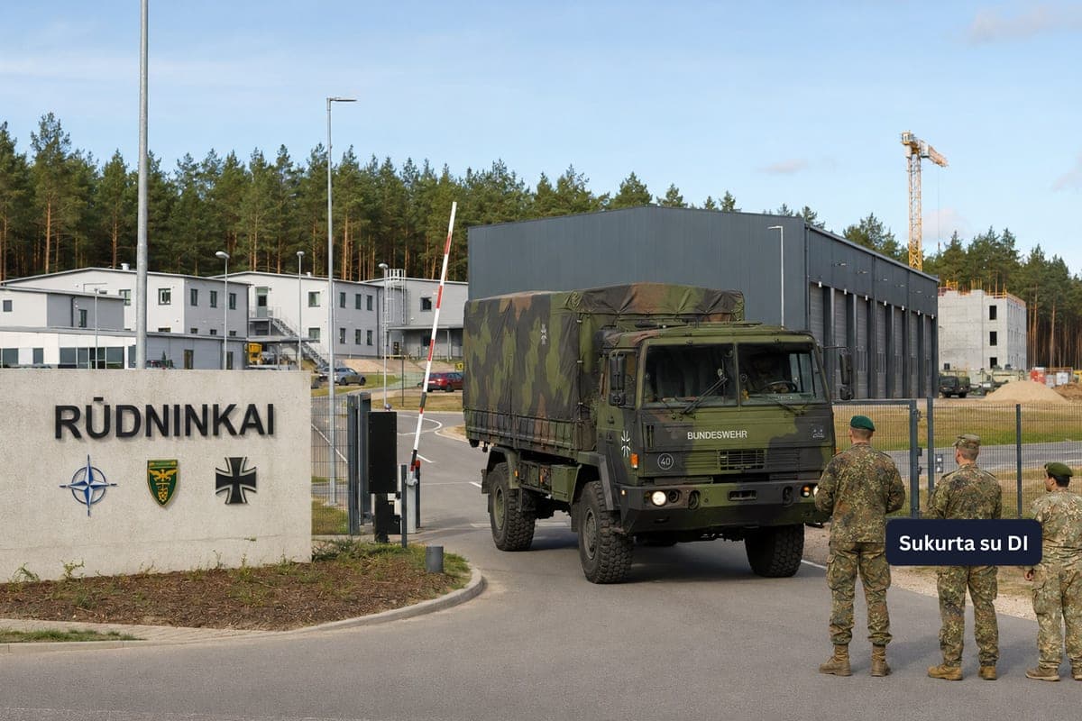 Vokietijos brigada Lietuvoje: NATO rytiniame flange karas dar niekada neatrodė toks artimas