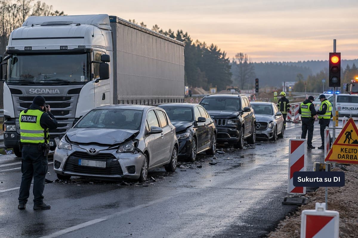Policijos suvestinė: investavimo schemoje vyras prarado daugiau kaip 80 tūkst. eurų, Kėdainių rajone susidūrė penkios transporto priemonės