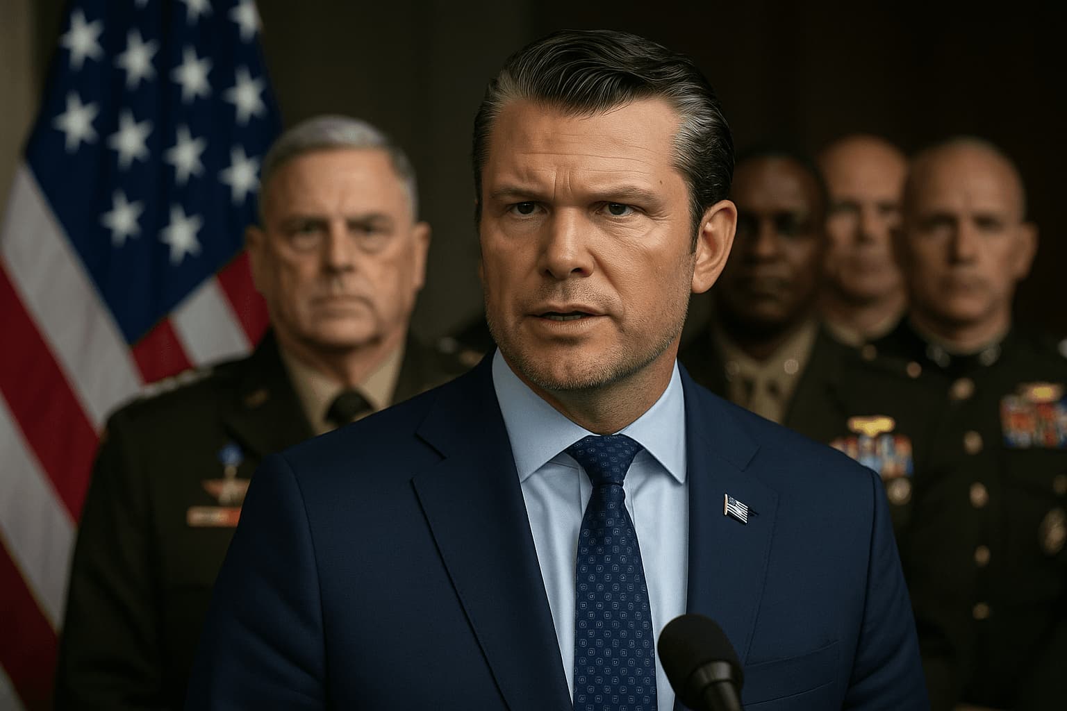 P. Hegsethas įsakė Pentagonui 20 % sumažinti vyresniųjų generolų skaičių