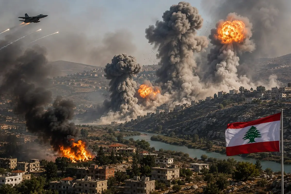 Libanas vėl dega: Izraelis smogia prie Litani upės, o „Hezbollah“ atsako dronais ir raketomis