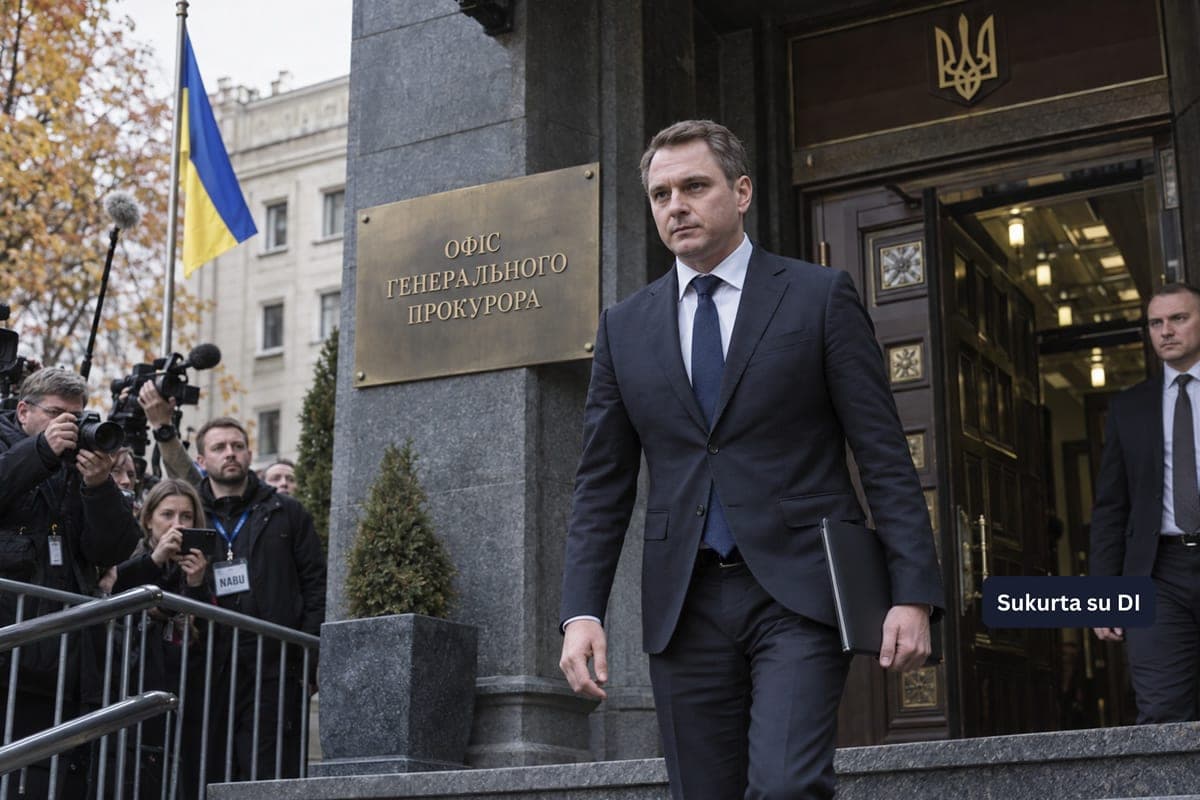 Ukrainos generalinis prokuroras pateikė atsistatydinimą, instituciją supurčius tyrimui dėl sukčių skambučių centrų